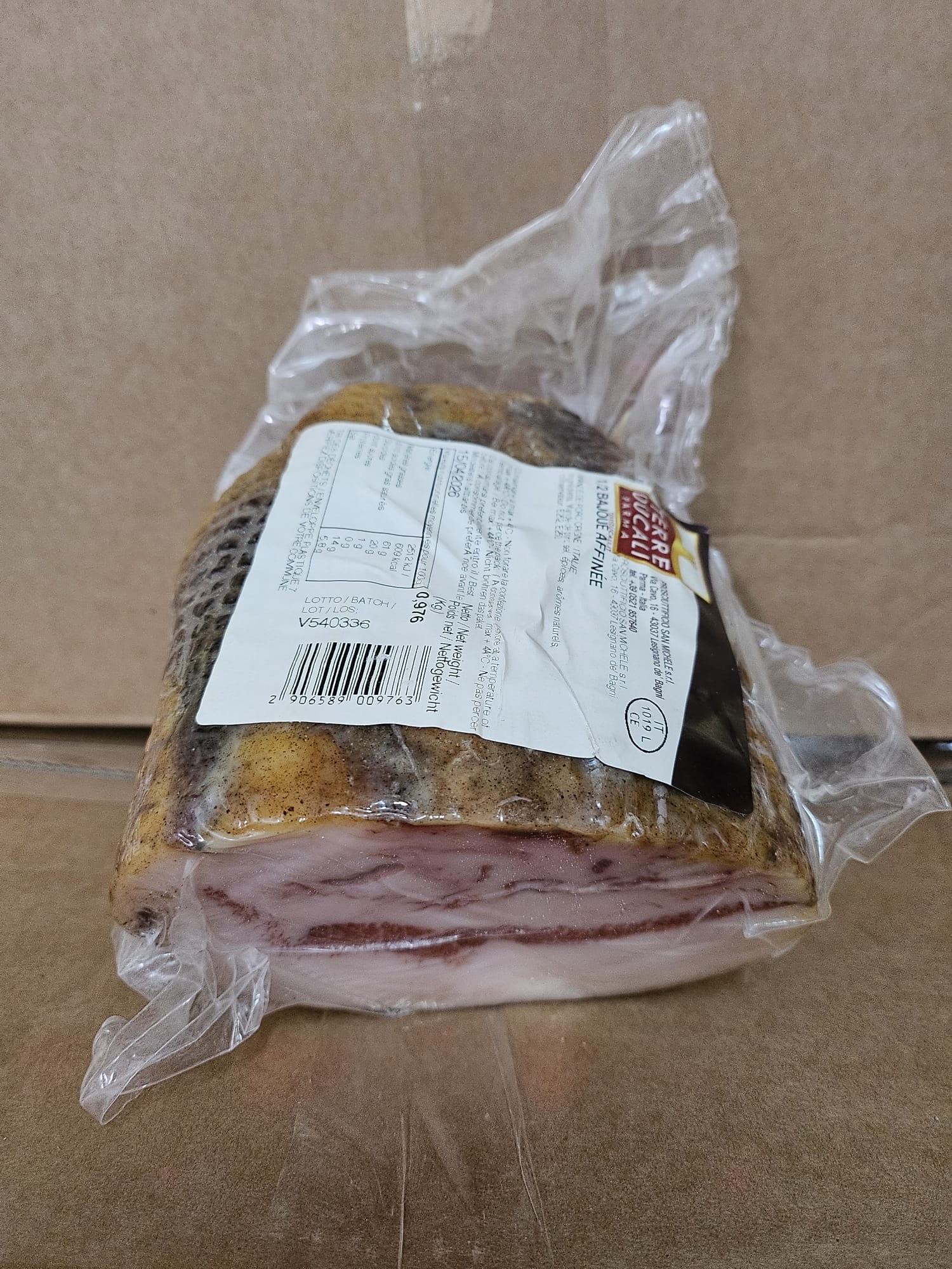 GUANCIALE DEMI S/VIDE